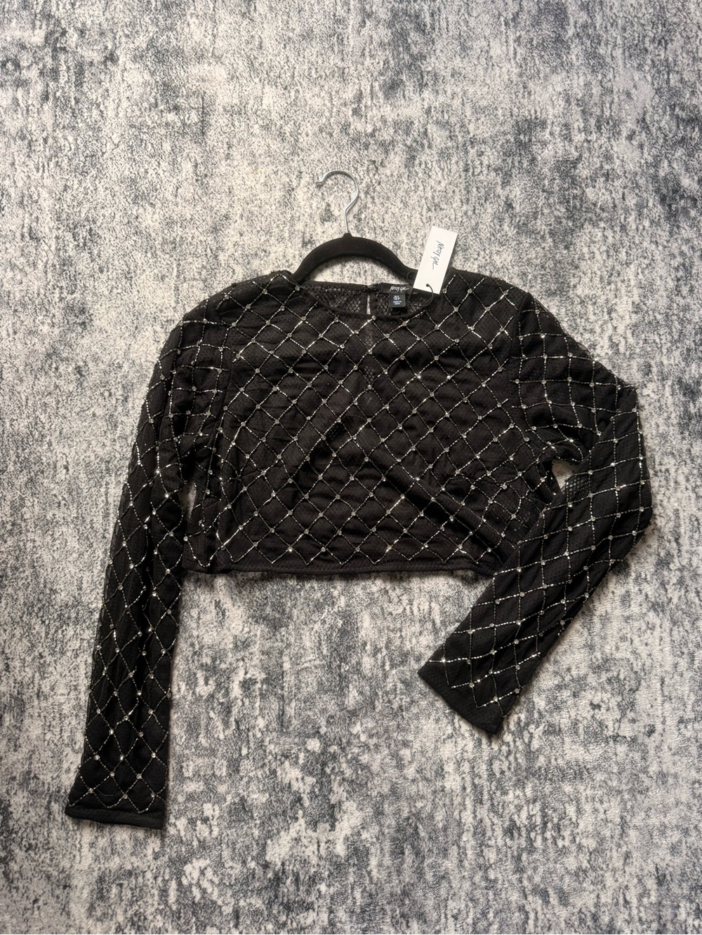 Nasty Gal Beaded Top